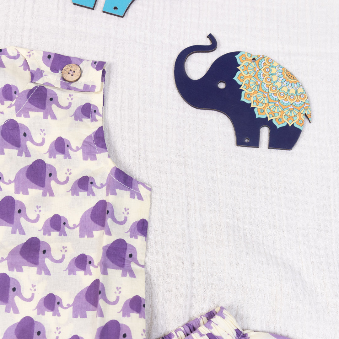 Lilac Elephant Co-ord Set