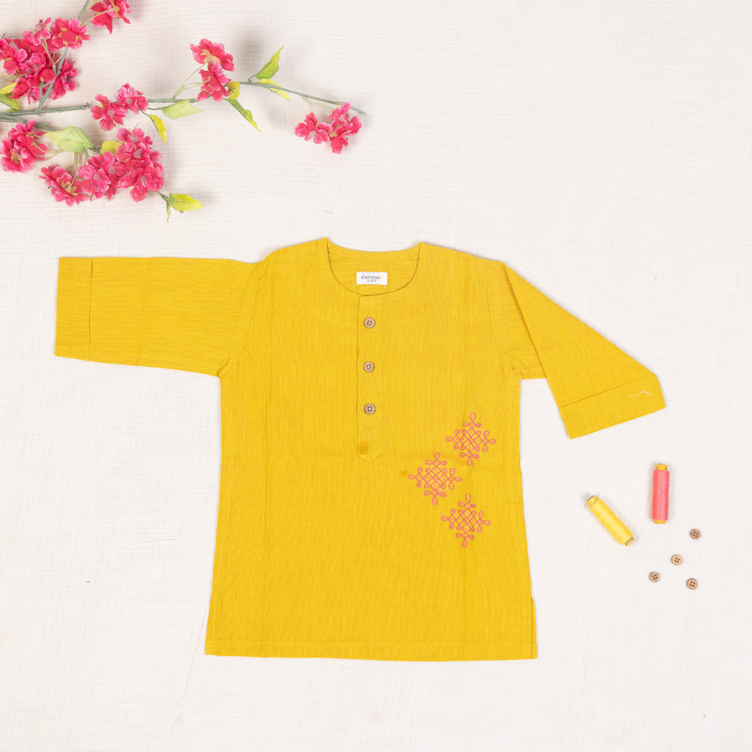 Mustard Yellow Kurta