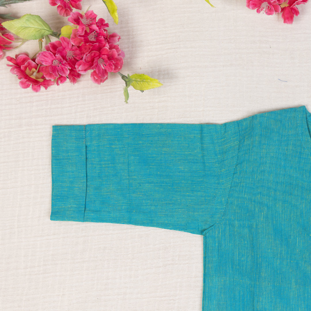 Teal Blue Kurta