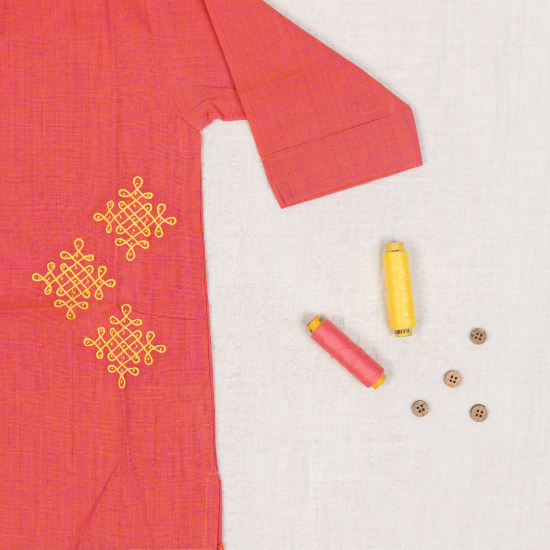 Rust Red Kurta