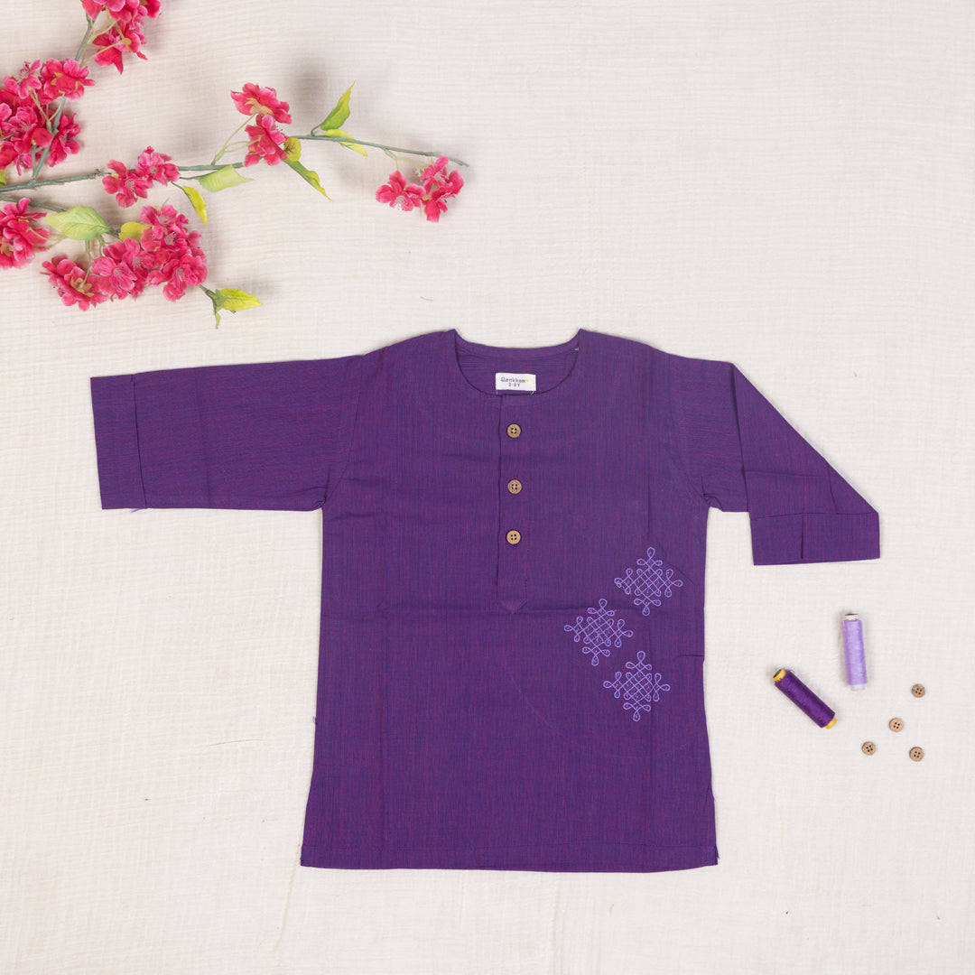 Royal Purple Kurta