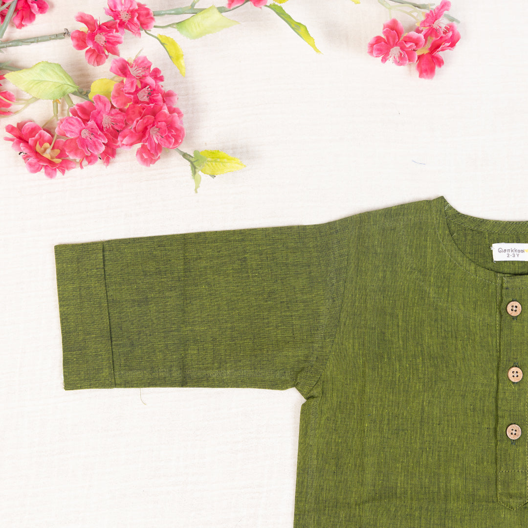 Olive Green Kurta