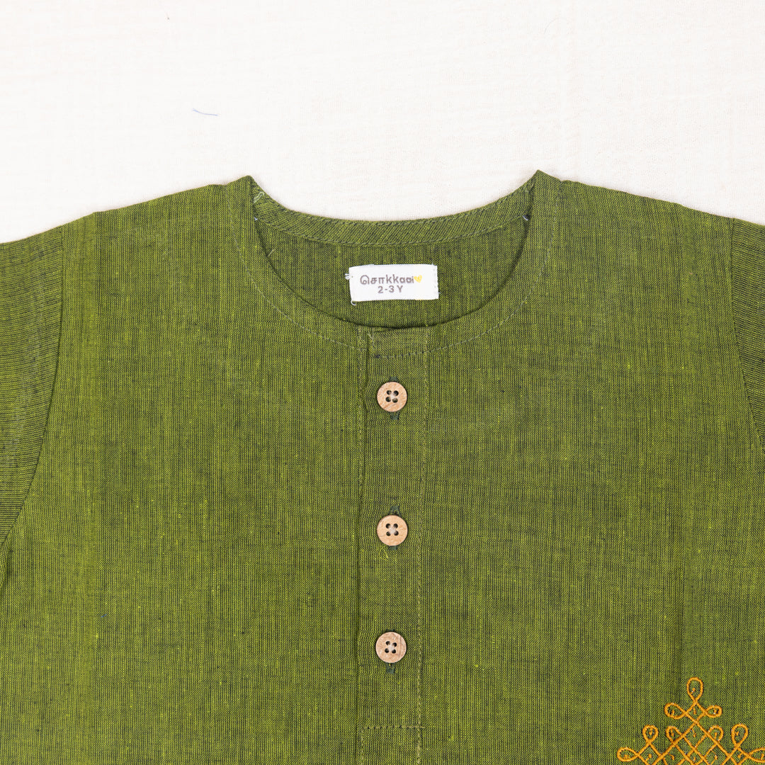 Olive Green Kurta