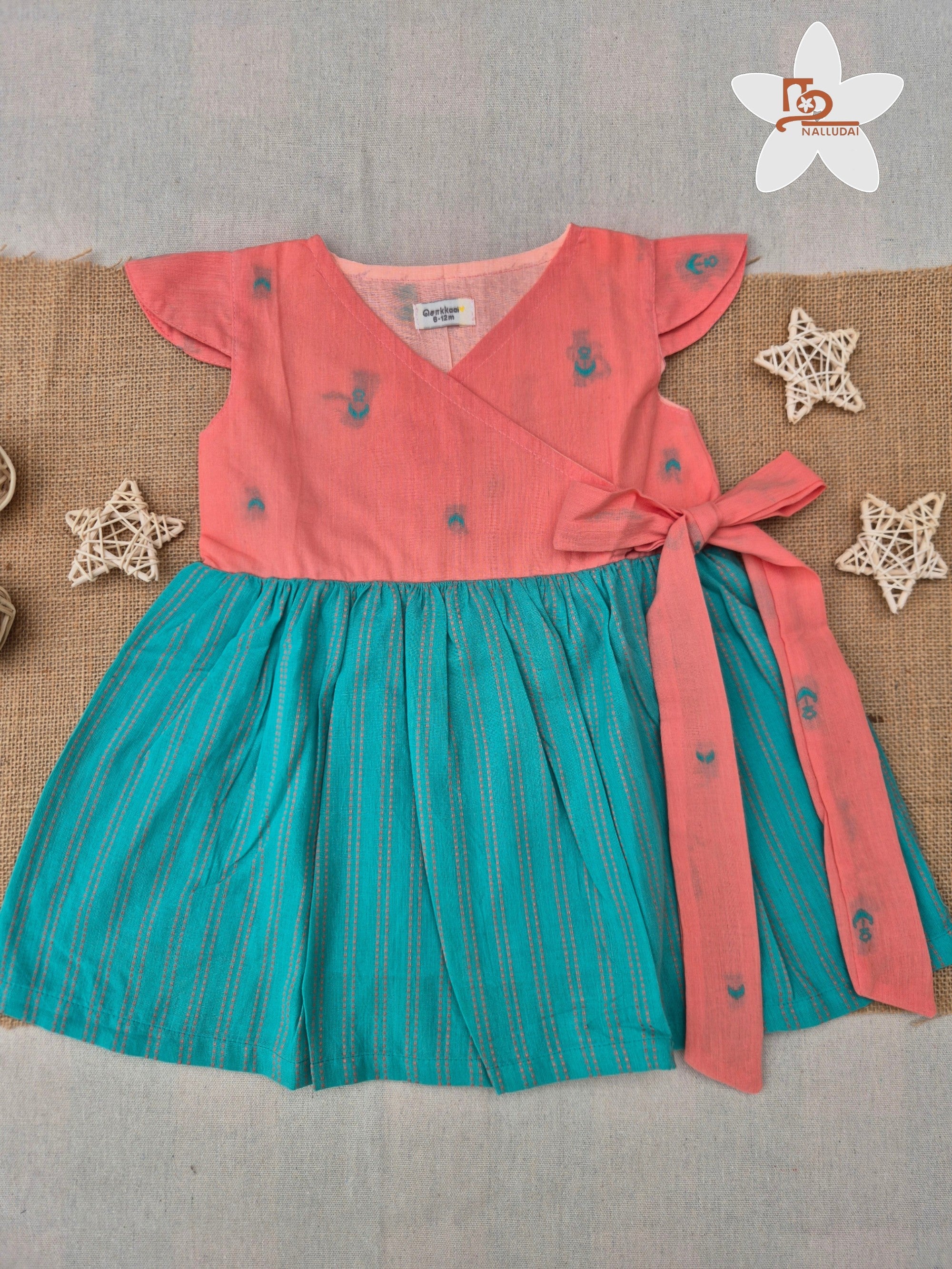 Sea Breeze Cross Over Flared Frock