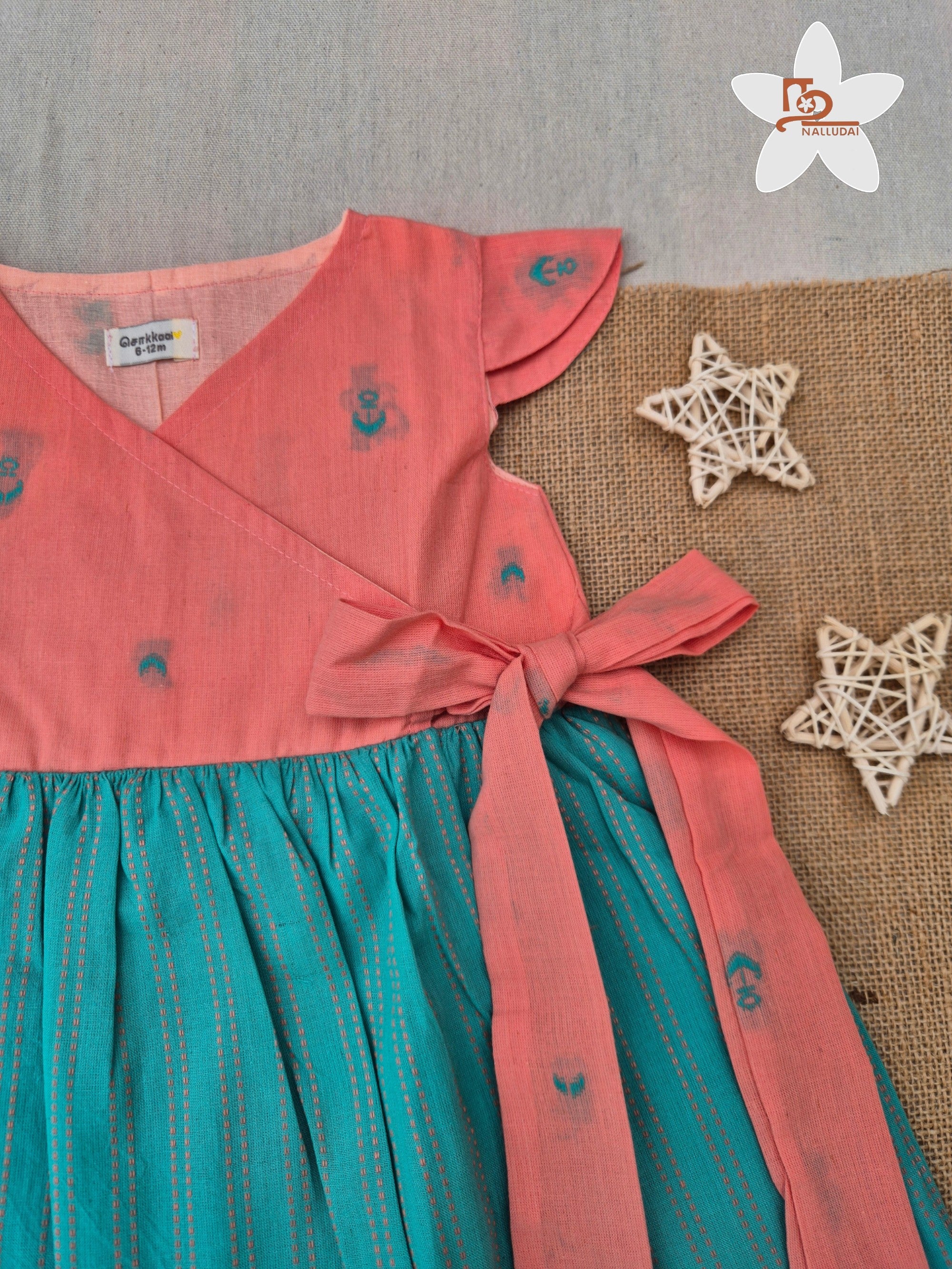 Sea Breeze Cross Over Flared Frock