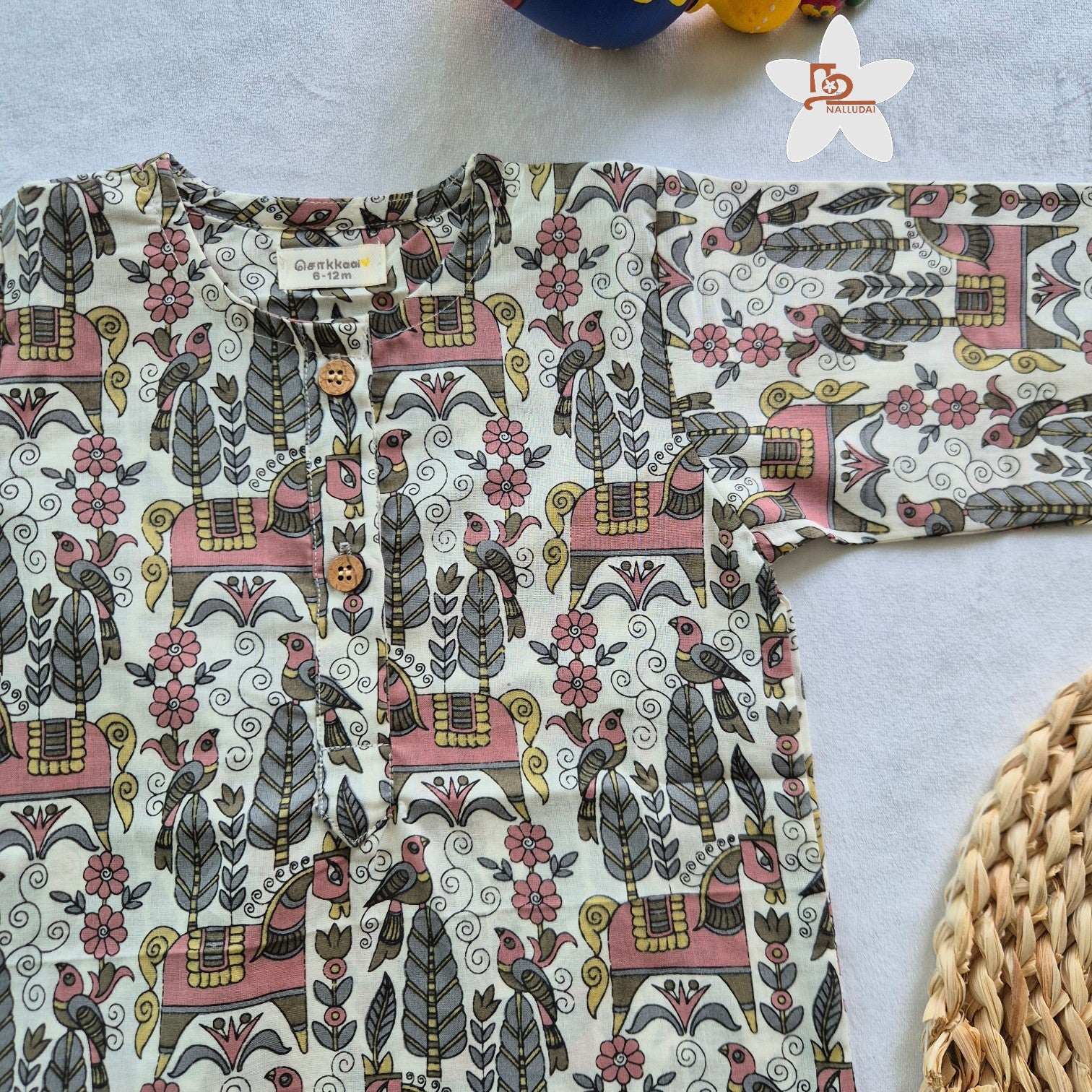 Ivory Kalamkari Inspired Kurta