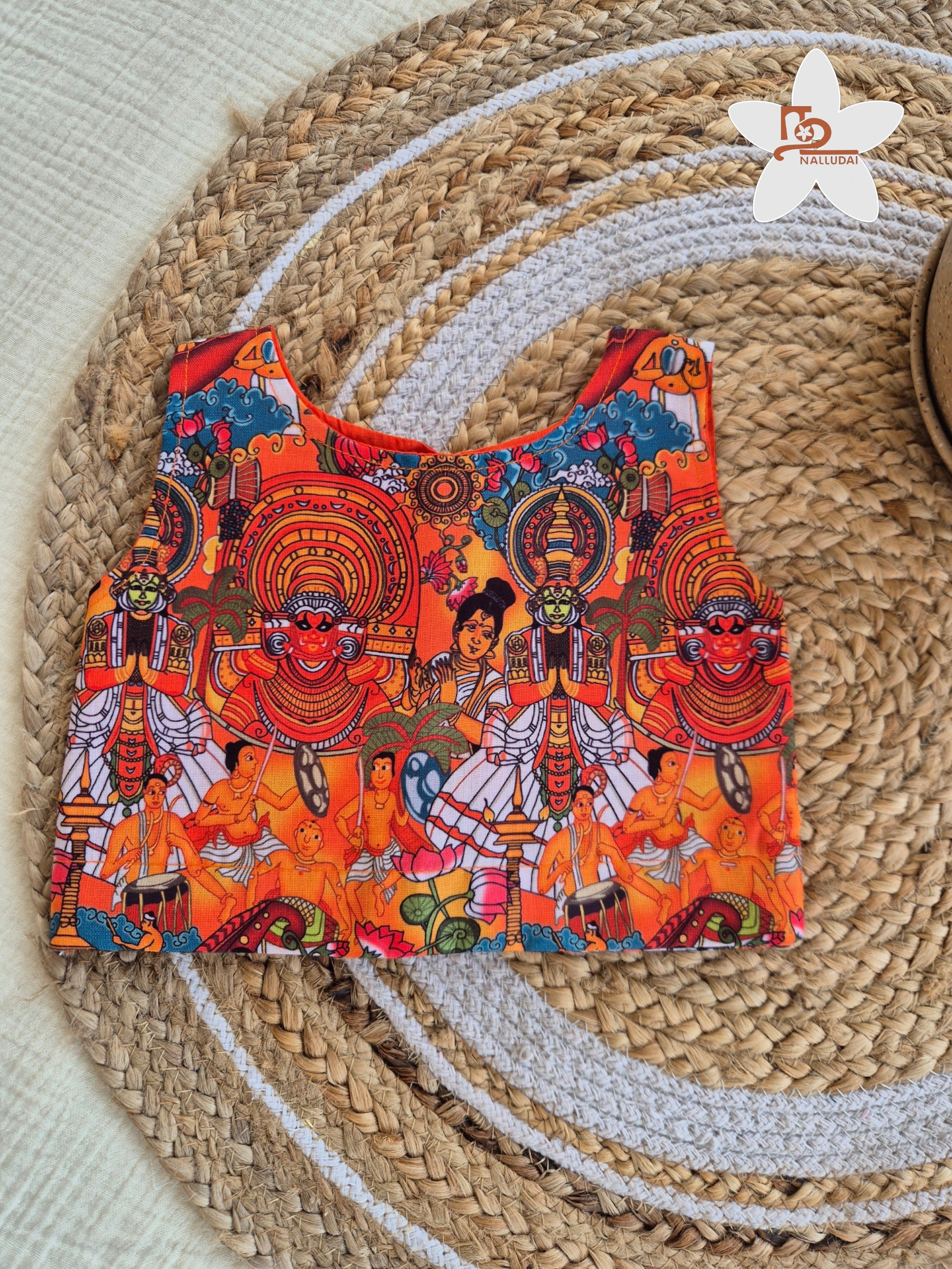 Onam Theyyam Skirt & Top set