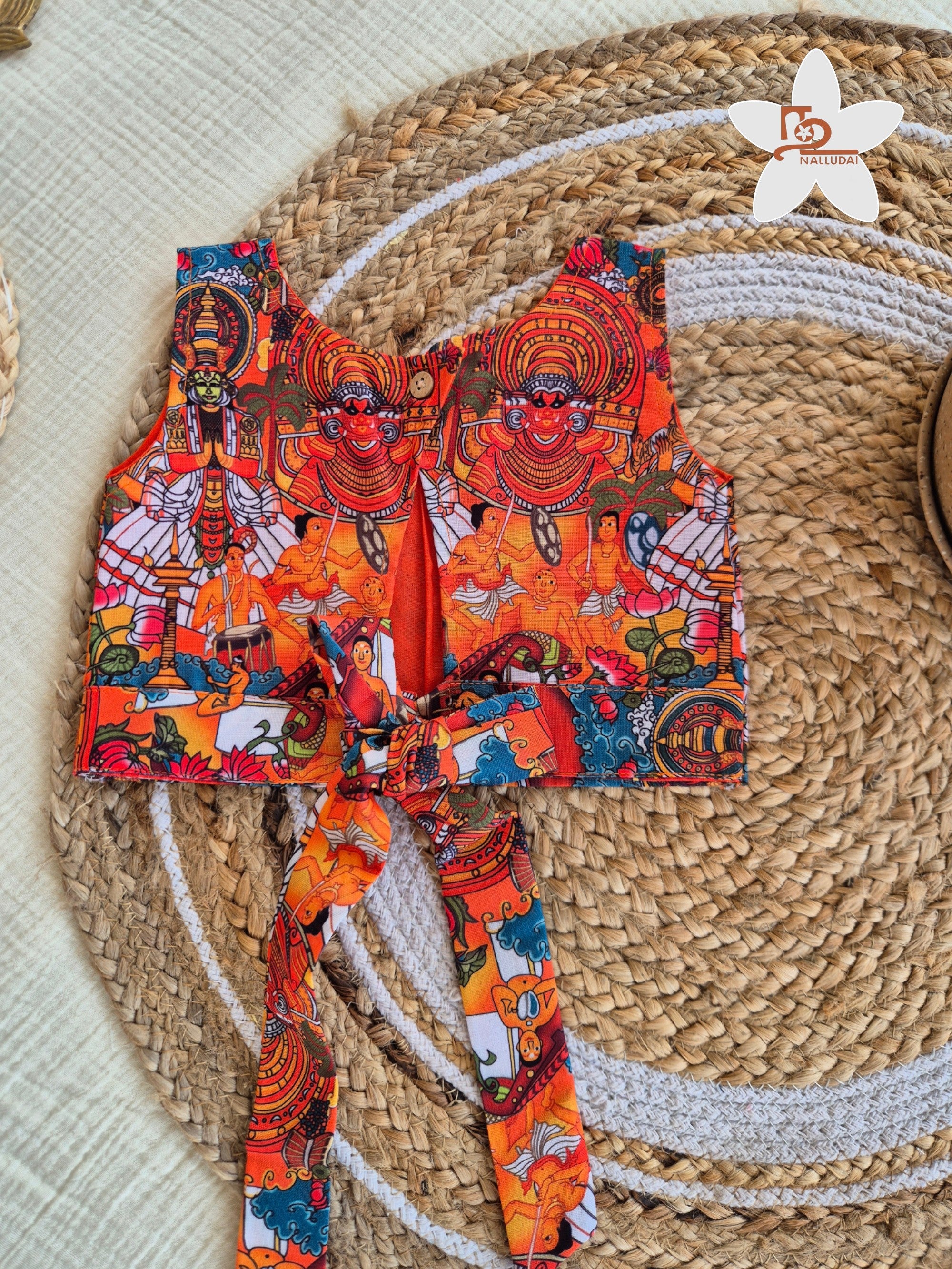 Onam Theyyam Skirt & Top set