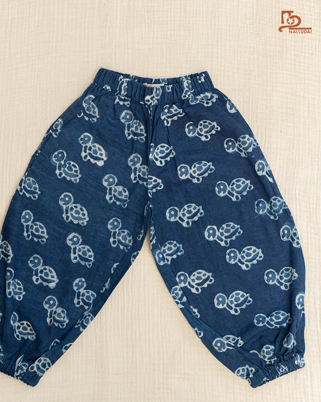 Indigo Turtle Jogger Pant
