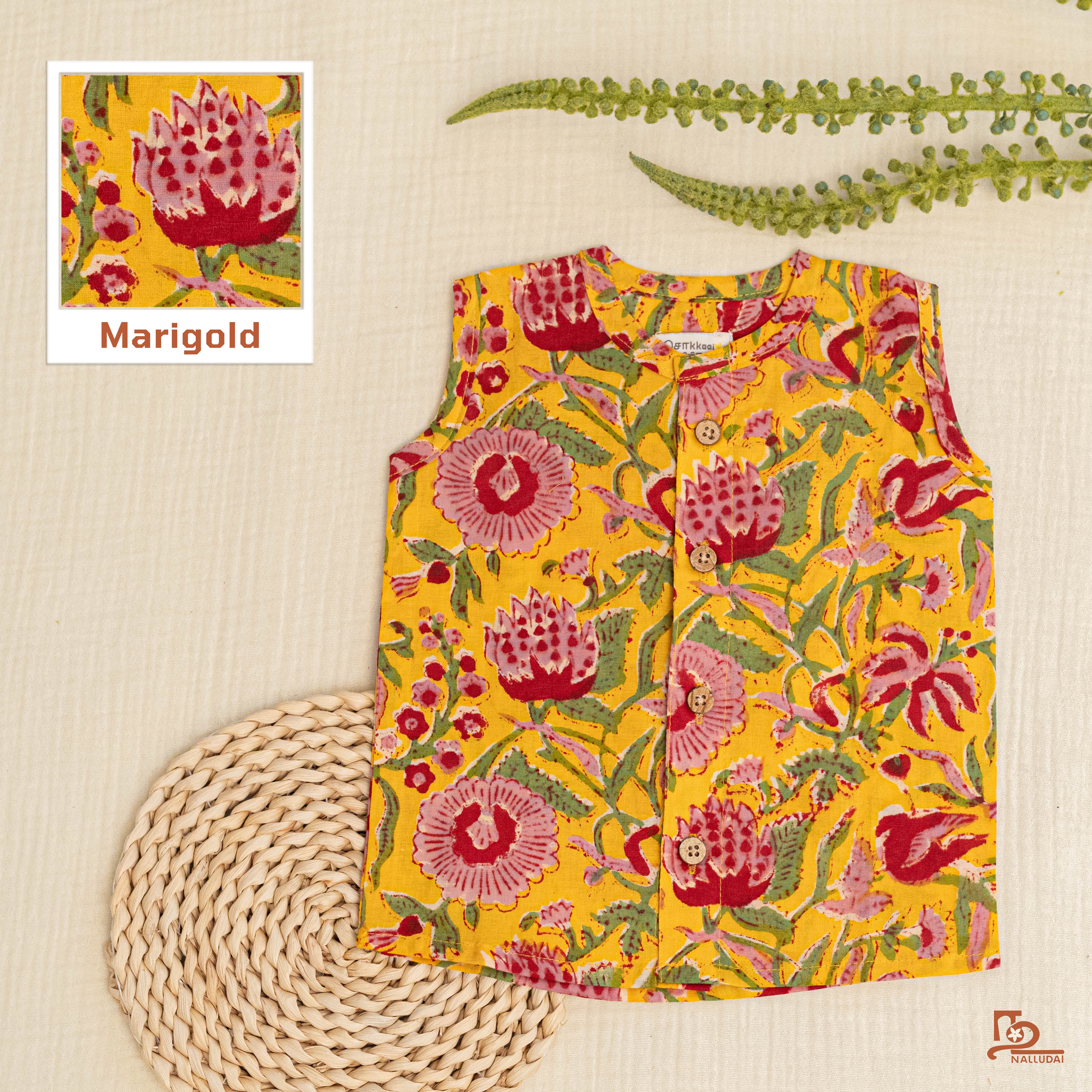 Marigold Garden Sleeveless Jabla