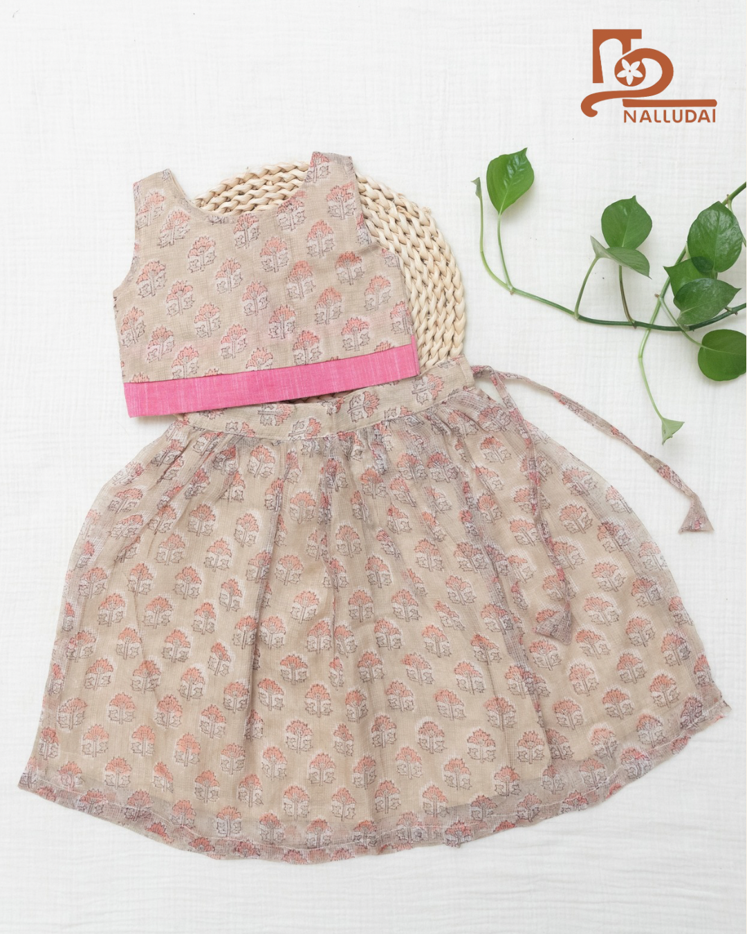Misty Rosewood Kota Cotton Skirt & Top set
