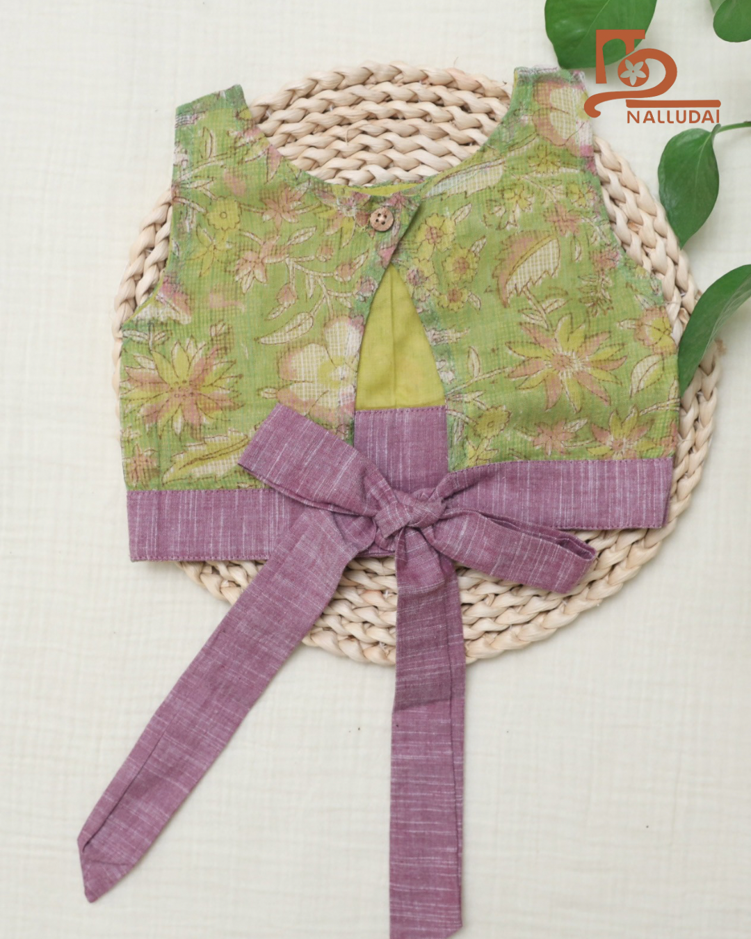 Spring Meadow Floral Kota Cotton Skirt & Top set