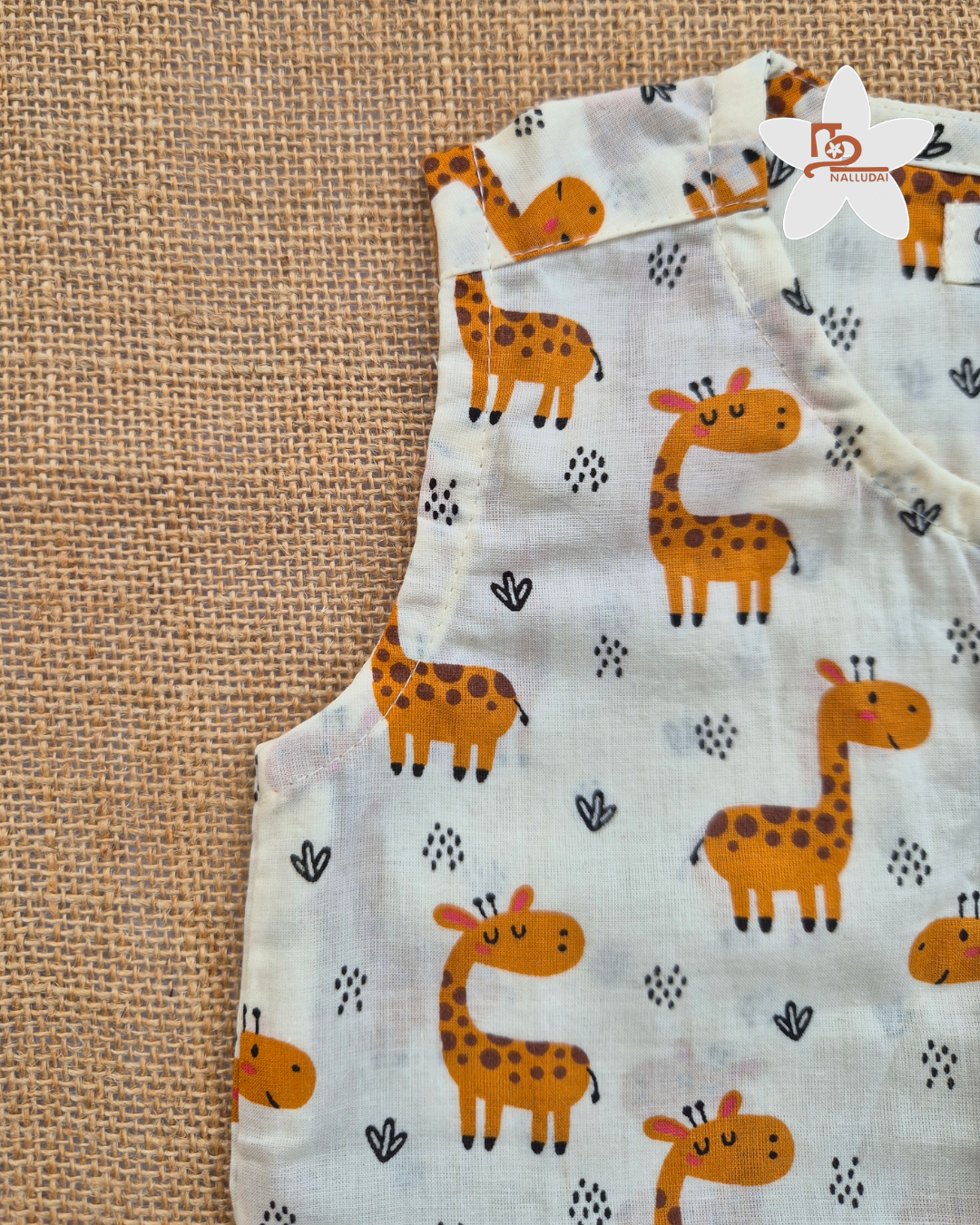 Litttle Giraffe Sleeveless Co-ord Set