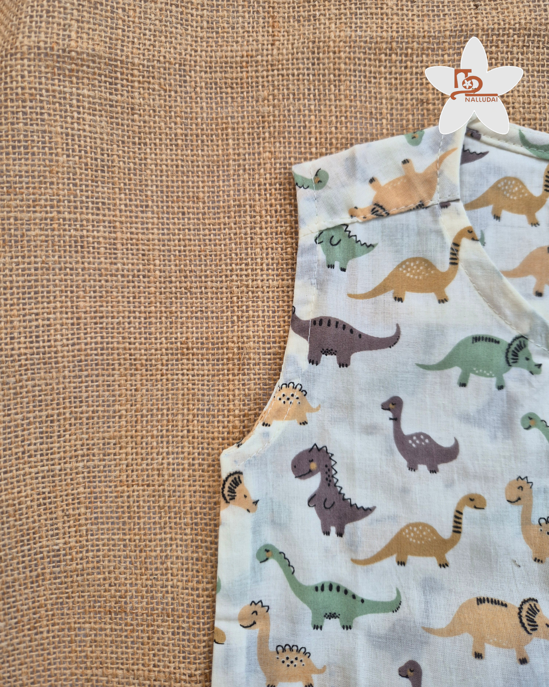 Dino World Sleeveless Co-ord Set