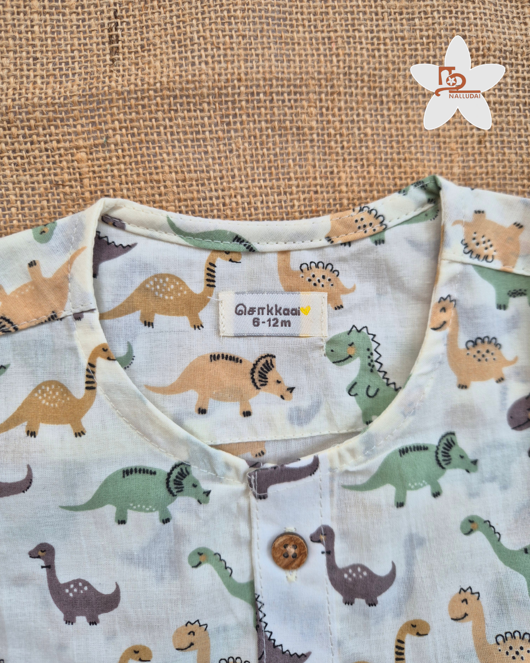 Dino World Sleeveless Co-ord Set