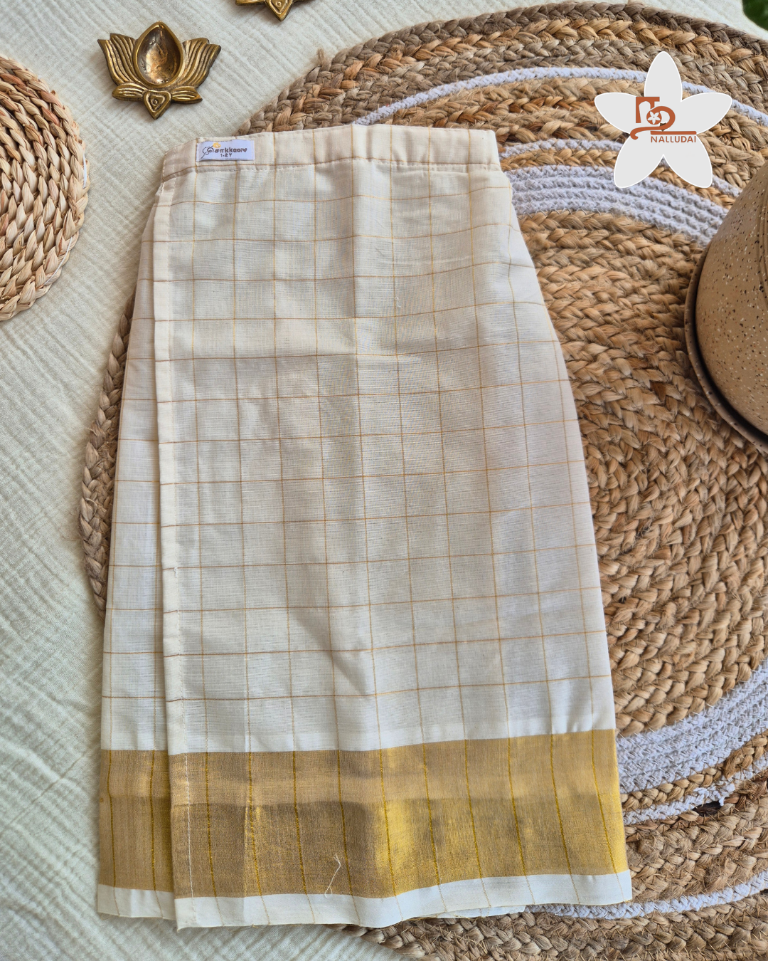 Onam Folklore Shirt & Veshti set