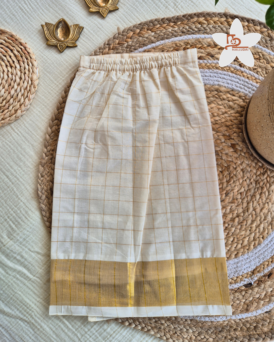 Onam Folklore Shirt & Veshti set