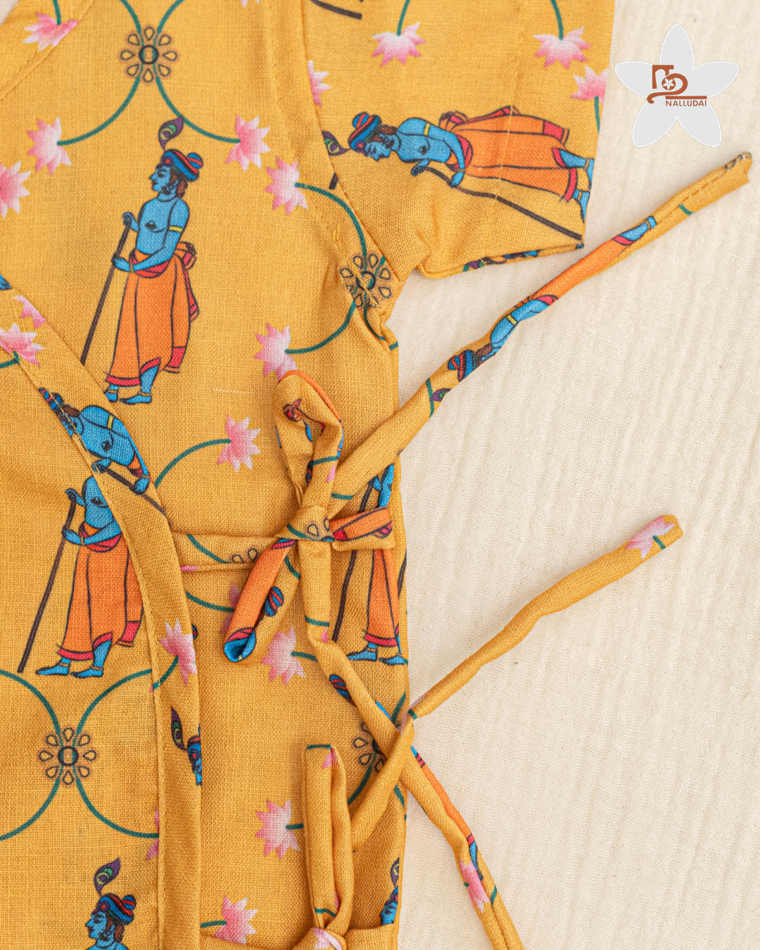 Marigold Krishna Garden Wrap Shirt