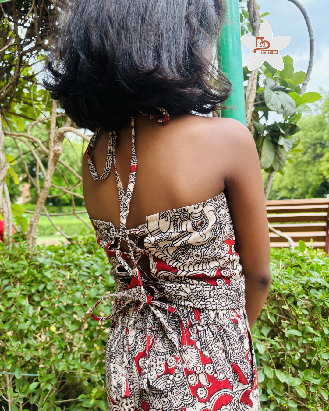 Red Heritage Kalamkari Palazzo Set