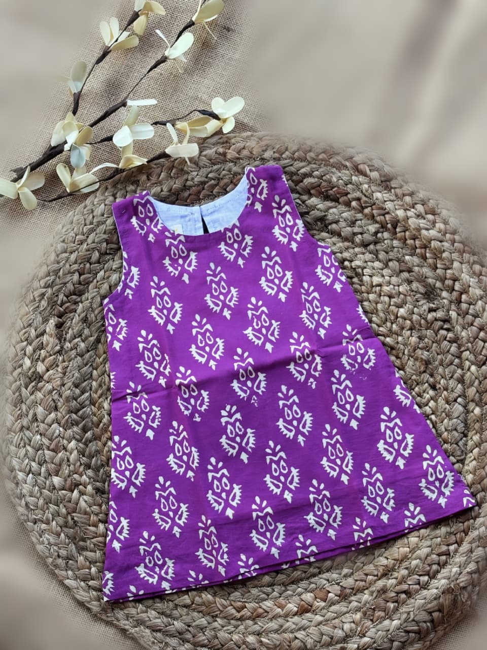 Majestic Vine  A-Line Frock