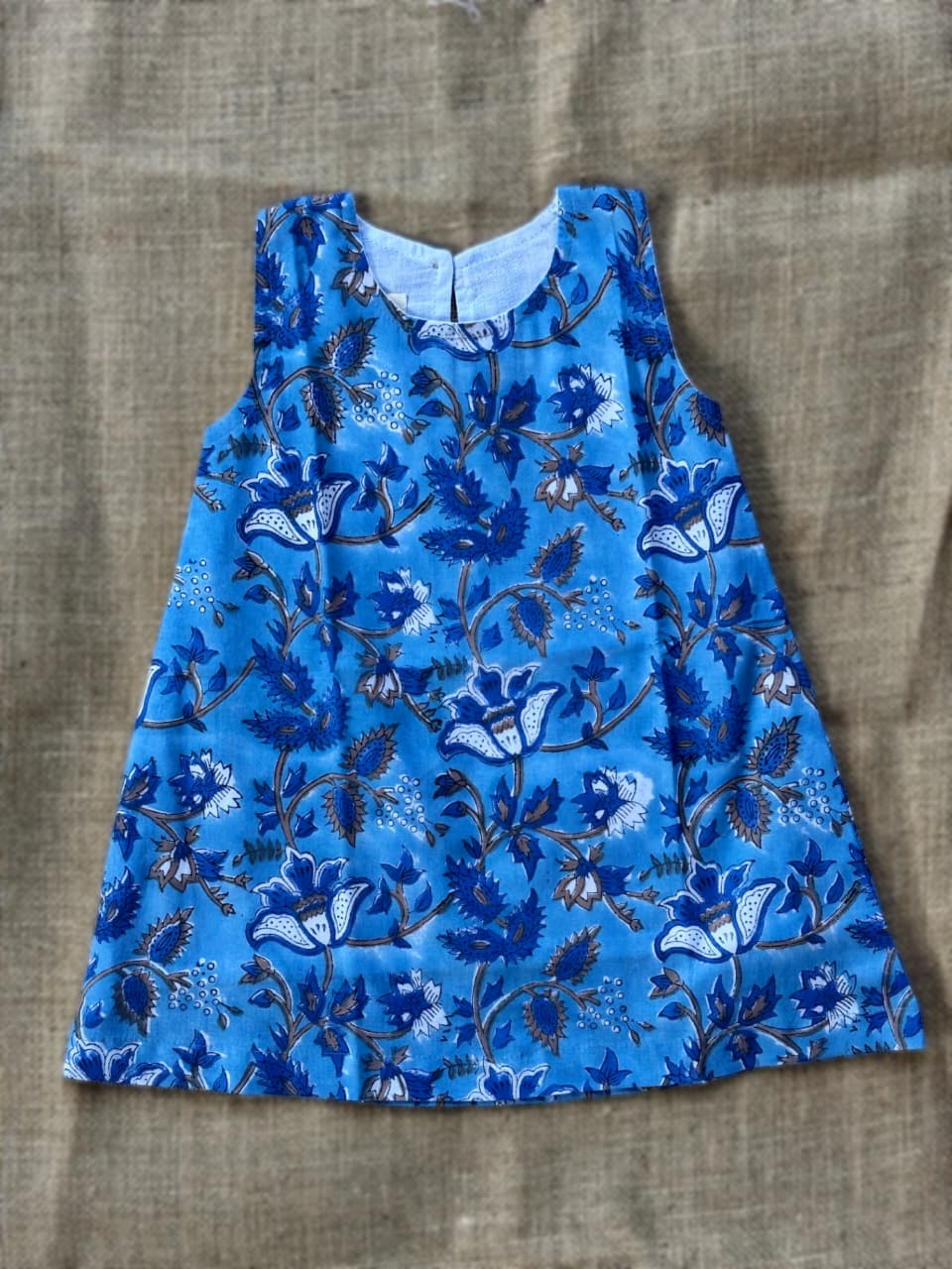 Sky Blossom  A-Line Frock