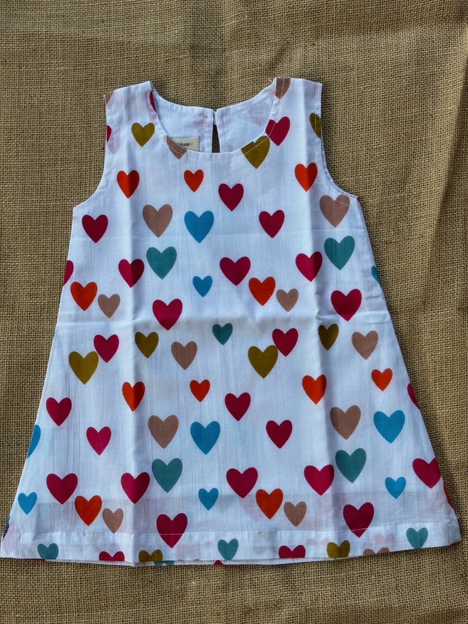 Candy Hearts  A-Line  Frock