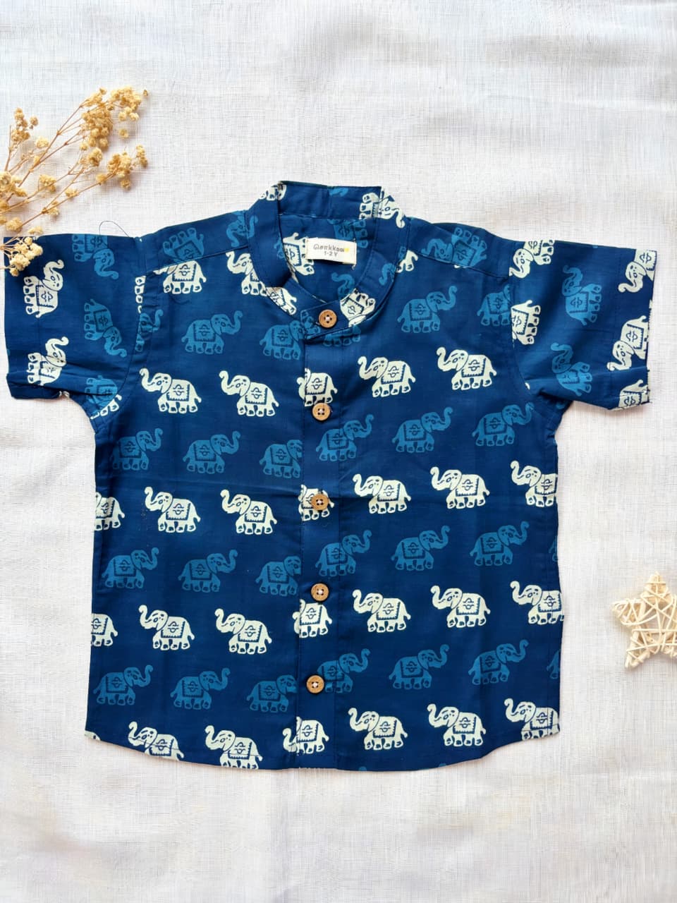 Royal Blue Elephant Shirt